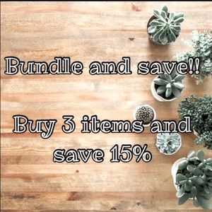 BUNDLE AND SAVE
